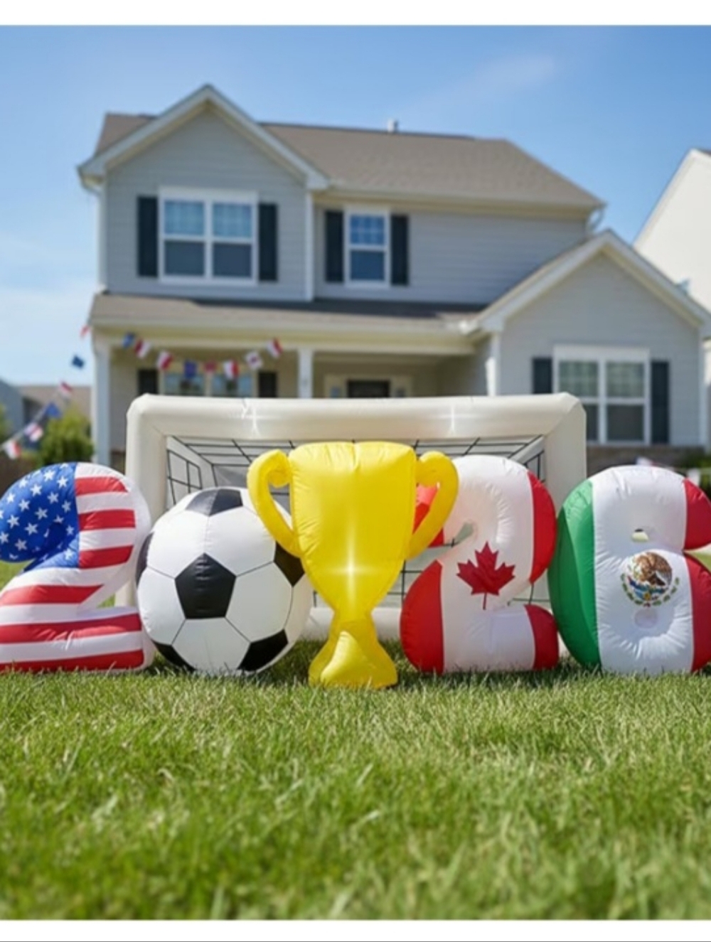 NIB 2026 World Cup 7 Foot  Inflatable Decoration
